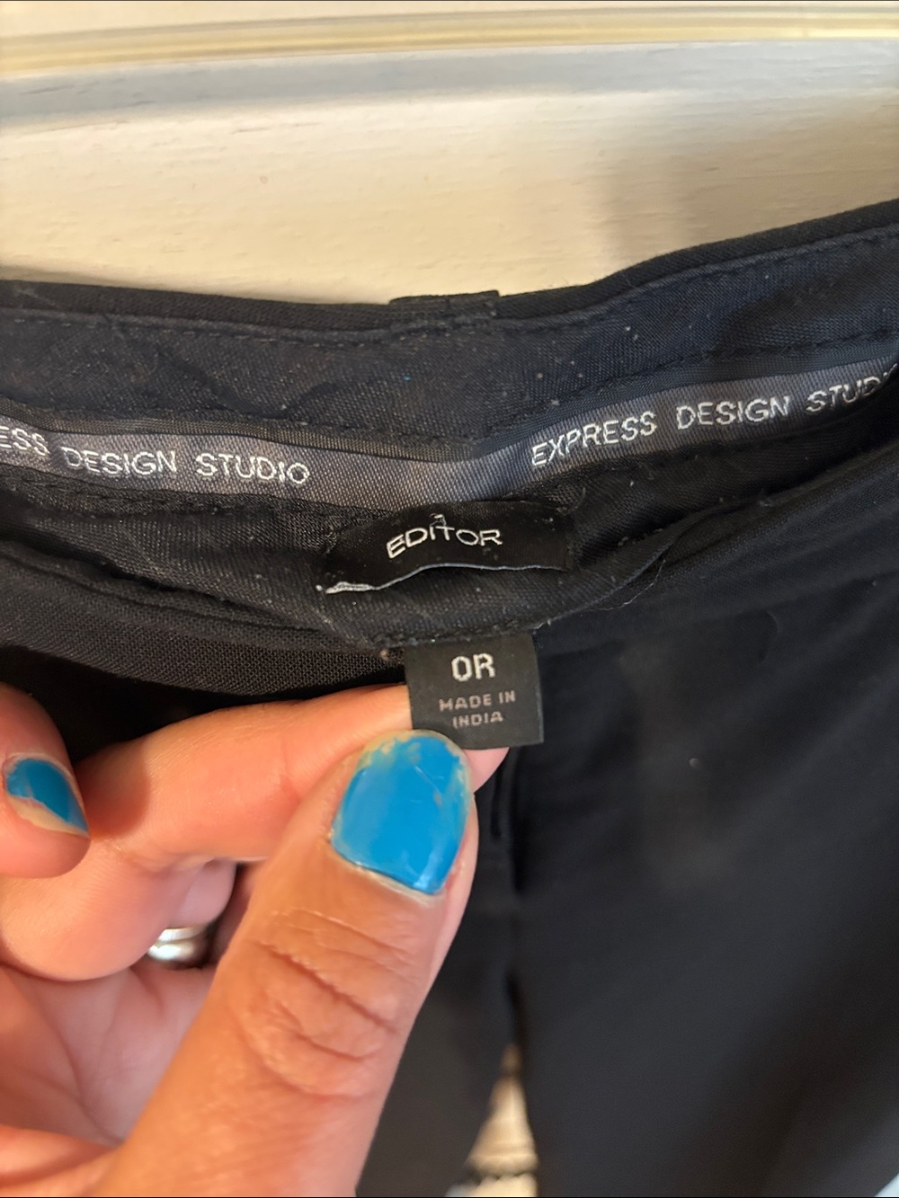 Express Black Boot Cut Dress Pants - Picture 2 of 3